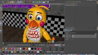 Cinema 4D(FNAF 2) Toy Animatronics