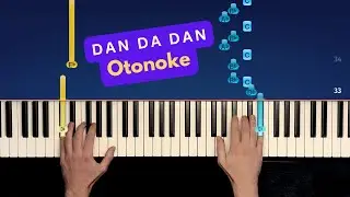 DAN DA DAN OP - Otonoke - Easy Piano Tutorial