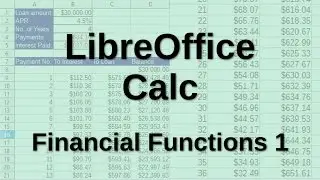 LibreOffice Calc - Financial Functions