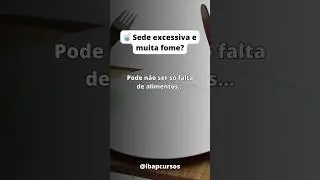 Sede excessiva, muita urima e fome constante? 
