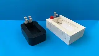 How to build a LEGO bath(как построить ванну из ЛЕГО)