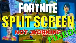 FORTNITE Split Screen NOT Working (FIXED) Xbox Series X|S 2023
