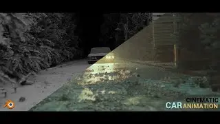 🔥【New Turorial】Cinematic Animation With Car In Blender Step-By-Step Tutorial