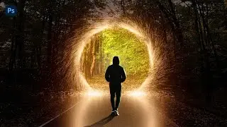 How to Create Portal Manipulation | Photoshop