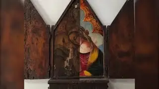 Реставрация старинной иконы.