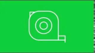 Free Green screen white measuring tape