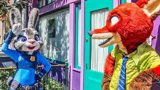 Nick Wilde and Judy Hopps Meet and Greet at Disney California Adventure
