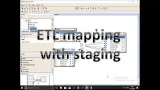 ETL mapping with staging (DW pracs)