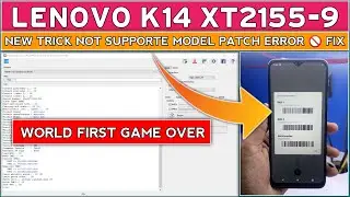 Lenovo K14 XT2155-9 Imei Repair🔥 Patch Error🚫Fix✅ World First Work New Method #LenovoK14ImeiRepair