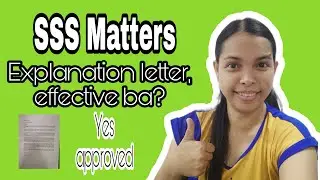 Explanation Letter, Effective ba para maka Claim ng SSS Maternity Benefits? │Ate Mel
