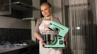 Вкусные  печенья с планетарным миксером готовлю. Обзор планетарного  миксера  kitfort  КТ-1324