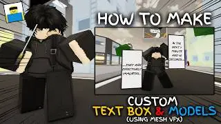 HOW TO MAKE CUSTOM TEXT BOX AND MODELS IN JJS | Jujutsu Shenanigans Roblox