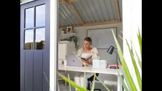 Ascot Home Office reveal from Stilla's Painted Shed Co. range