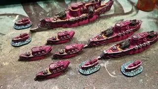 Dystopian Wars Mars Battlefleet Showcase