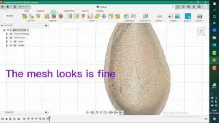 How to processed mesh from 3D scanner to surface or solid body (Fusion 360)
