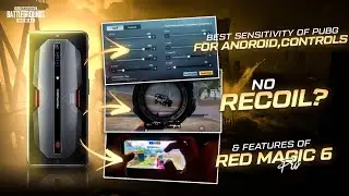 OMG ! 😱Best Sensitivity Pubg Mobile For Android,Controlls,And Feature Of Redmagic 6 ProR🔥ROMEO YT♥️