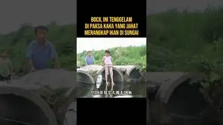 THIS BOY WAS FORCED TO CATCH FISH IN THE RIVER 
