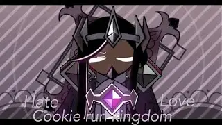 Hate love animation meme||cookie run||dark cacao cookie||⚠️spoiler warning⚠️