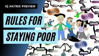 RULES FOR STAYING POOR - IQ Matrix Preview | Mind Map (#0506)