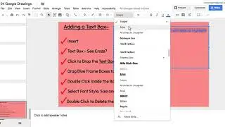 Adding A Text Box In Google Drawings & Slides
