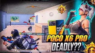 AGGRESSIVE CHALLENGE [24 KIILS] POCO X6 PRO BGMI TEST SMOOTH + 90 FPS 3.1 UPDATE BGMI💥