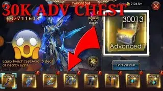 30K ADVANCE TREASURE CHEST!!! MAXING OUT TWILIGHT SET | LEGACY OF DISCORD