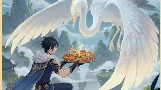 GENSHIN IMPACT :- Offer up food to cloud retainer 