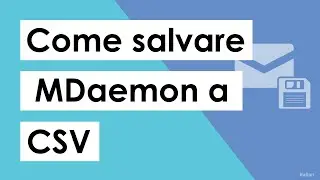 Salvare i file MDaemon in CSV Excel l MDaemon in CSV