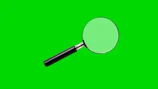 Magnify Glass GREEN SCREEN CHROMA KEY HD 1080P