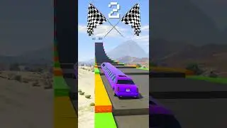 🤔КАКАЯ ТАЧКА В GTA ВОЗЬМЕТ 15 УРОВНЕЙ СТУПЕНЕК ЛЕСТНИЦЫ В ГТА | ВЫБЕРИ ЦВЕТ #shorts #гта #выберицвет