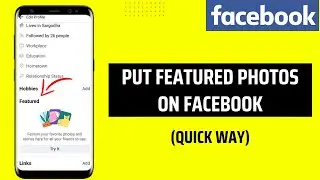 How to Add Featured Photos on Facebook