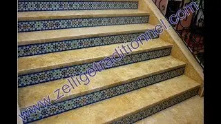 escalier en zellige