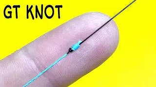 Fishing gt knot. A quick way to tie two fishing lines together