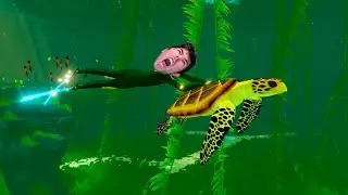 NADANDO CON TORTUGAS!! | ABZU #2