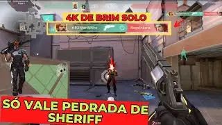 Valorant só que só vale pedrada de Sheriff