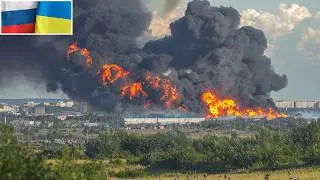 3 MINUTES AGO! HUGE Russian Convoy SINKS on Pontoon Bridge After Fierce Ukrainian F-16 Attack