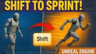 How To Add Sprint In Unreal Engine | Sprint Tutorial in Just Few Clicks 