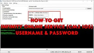 How To Get Infinity Online Service (CM2 IOS) Username & Password - [romshillzz]