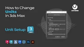 How to Change Units in 3ds Max I 3ds Max Tutorial For Beginners