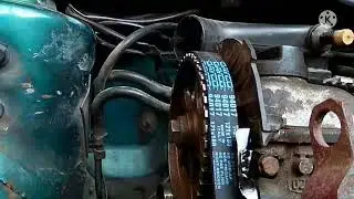 Volkswagen Golf 2  Установка меток ГРМ и Зажигания, 5меток установки. Новый ремень и ролик ®️