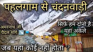 पहलगाम से चंदनवाड़ी !! Amarnath yatra 2024 update !! अमरनाथ पैदल मार्ग चंदनवाड़ी !! बलटाल पैदल मार्ग