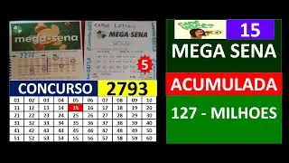 mega sena 2793 acumulada 127 milhoes dicas para melhorar seus acertos