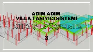 Sketch Up Kiriş - Döşeme Çizimi / Adım Adım Villa Taşıyıcı Sistemi - 3 #sketchup