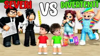 FAMIGLIA SEVERA vs DIVERTENTE ci ADOTTANO.. (Brookhaven)