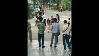 Чаги дар куча зан чанг🧐