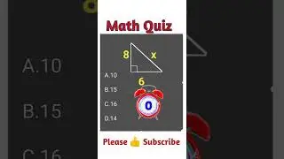 Math Quiz - 7 🤓 | Basic of Maths | #maths #shorts