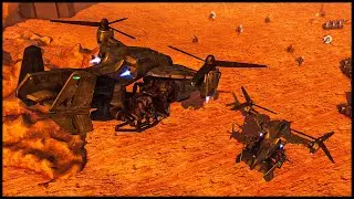 UNSC Air Assault on Covenant Stronghold! Halo: The Silent Cartographer Mod