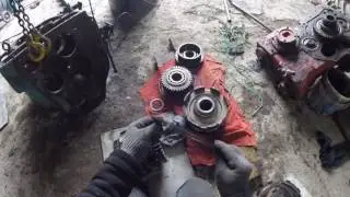 Day six: disassembling and assembling the T150 gearbox