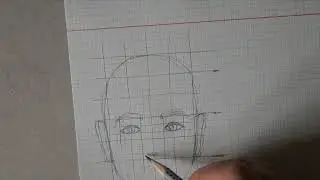 Рисую лицо мужчины. Шаблон для лепки из пластилина лиц различных персонажей.