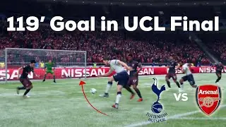 LATE GOAL FROM DIER 119' VS ARSENAL!!!!!! UCL Final - Tottenham vs Arsenal (2-1)